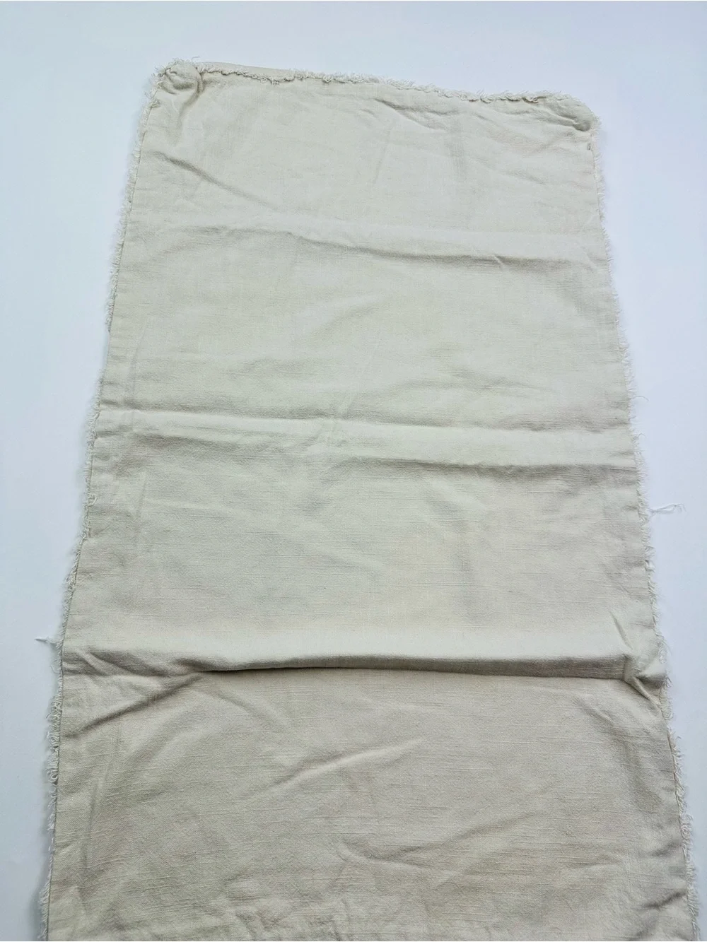 Casaluna Rayon Linen Cream King Size Pillow Sham